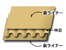 段ボールの構造図